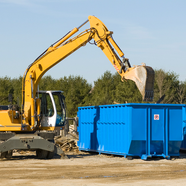 can i choose the location where the residential dumpster will be placed in Canada de los Alamos